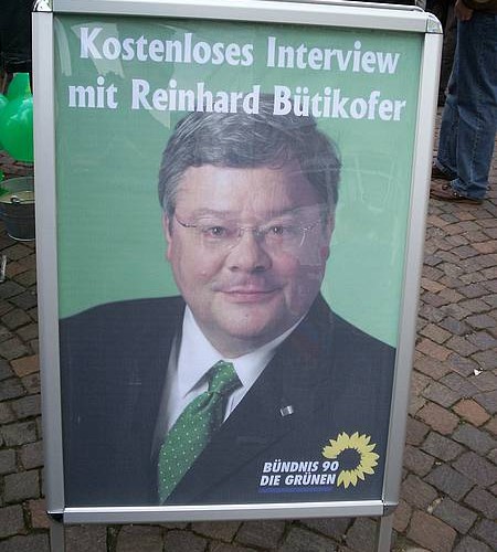 Plakat der Herforder Grünen